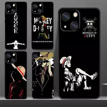 Чехол для телефона Cartoon O-Ones Pieces Black для Apple iPhone 14 13 12 11 SE XS XR X 7 8 6 mini Plus Pro MAX 2020 Black Cover iPhone 6 6S