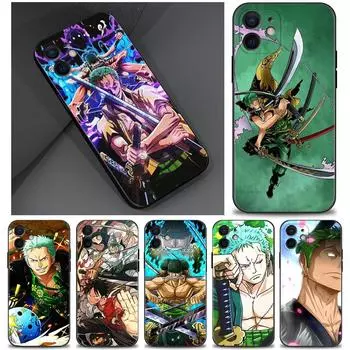 Чехол для телефона для iPhone 12 13 11 pro max XR X XSmax 8 7 6 6s plus SE 5 5s силиконовый чехол Funda японского аниме One Piece Луффи Зоро iPhone 5 5S