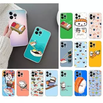 Чехол для телефона для Iphone 14 13 12 11 Pro Max Xs Max Xr X 12mini 14 Plus Se суши чехол Funda Capa Cell iPhone 12