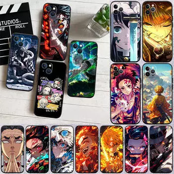 Чехол для телефона ED17 Demon Slayer для Samsung Note 20 10 Plus Ultra Lite A51 A52 A53 A71 A72 A73 A82 M20 M30 M21 M31 M51 A11 A30S A20S A50S A70 Samsung A51 ирис