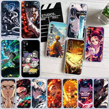 Чехол для телефона ED17 Demon Slayer для Motorola G34 G32 G31 G14 G84 G62 E32 G24 G72 G71 G73 G85 G200 G60S G60 G52 G51 G50 G42 G41 G32 G30 Moto G85 5G капри