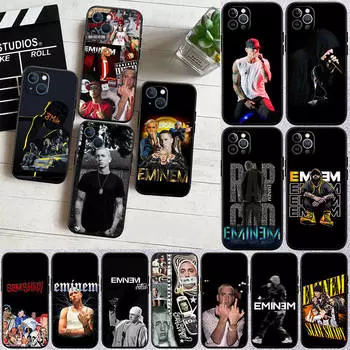 Чехол для телефона ED19 Eminem для Samsung Note 20 10 Plus Ultra Lite A51 A52 A53 A71 A72 A73 A82 M20 M30 M21 M31 M51 A11 A30S A20S A50S A70 Samsung A70 тёмно-синий