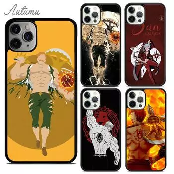 Чехол для телефона Escanor Ban Seven Deadly Sins для iPhone 11 12 13 14 Pro Max mini XR XS SE 2020 7 8 Plus Samsung S21 S22 iPhone 6plus