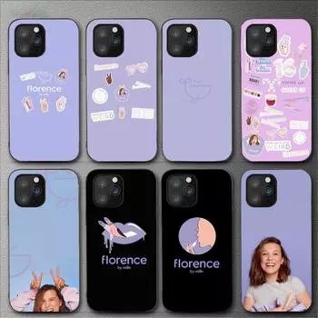 Чехол для телефона Florence by Mills Millie Bobby Brown для Iphone 11 12 Mini 13 14 Pro Xs Max X 8 7 6s Plus 5 Se Xr Shell iPhone14Pro