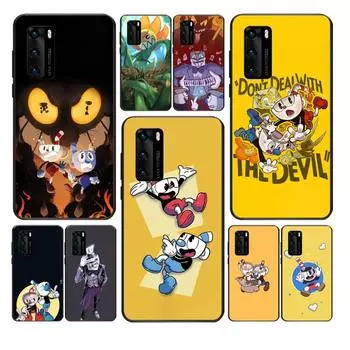 Чехол для телефона Game Cuphead для Huawei Y6 Y7 Y9 Prime 2019 Y9s Mate 10 20 40 Pro Lite Nova 5t, силиконовый чехол mate 20 lite