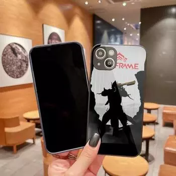 Чехол для телефона Game WARFRAME для iPhone 14 13 12 11 Pro Max X XR XS 8 7 Plus, цветной чехол для телефона из жидкого стекла iPhone 14