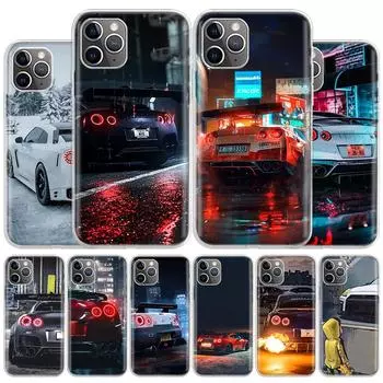 Чехол для телефона GTR Sport Car JDM для Apple iPhone 11 12 13 14 Pro 7 XR X XS Max 6 6S 8 Plus + Mini 5 SE с принтом, мягкий чехол iPhone 11