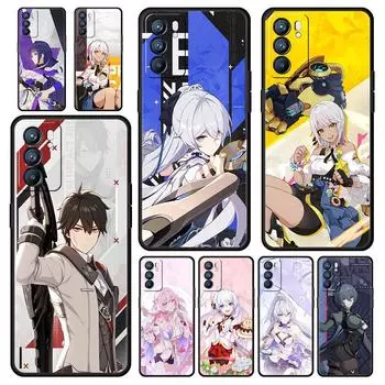 Чехол для телефона Honkai Impact 3rd Game для Oppo Reno7 Reno6 Pro Plus A54 5G Find X6 X5 A53 A52 A9 A15 A95 A17 A16 A76 A74 A57 Oppo Find X6 Pro