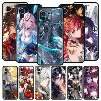 Чехол для телефона Honkai Star Rail Gepard Bronya для Xiaomi 14 13T 12T Pro 12 13 11 Mi Note 10 Lite 10T 5G 11X Pro 11T 11i 9T Xiaomi 13T Pro