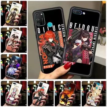 Чехол для телефона Honor 10i 8X 9X 9A 9C 9S 20S 20 Pro 10 Lite 8A 8S 2020 Prime, мягкий силиконовый чехол, чехол Genshin Impact, аниме Honor 8X