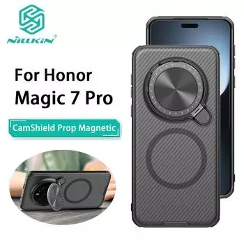 Чехол для телефона Honor Magic 7 Pro Nillkin CamShield Prop Magnetic Clear Version Hard PC+TPU Shell Противоударный чехол на заднюю панель Honor Magic 7 Pro