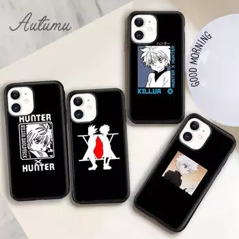 Чехол для телефона Hunter Hunter Killua Zoldyck с аниме для iPhone 11 12 13 14 Pro Max mini XR XS SE 2020 5 7 8 Plus Galaxy S21 S22 iPhone 6plus