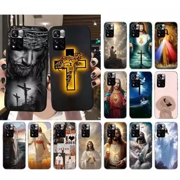 Чехол для телефона «Иисус Христос» для Xiaomi Redmi note 13 12 Pro 11S 11 10 Pro 10S 12S Redmi 10 9C 13C Redmi Note 13 Pro 4G