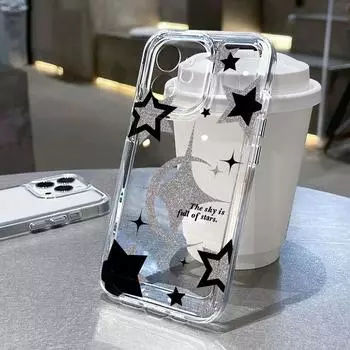 Чехол для телефона iPhone 11 13 12 14 15 16 XR XS Pro Max 7 8 Plus Samsung A55 A15 Redmi note 13 12 OPPO A18 A16 Vivo Y17S V27 Honor 9 10 Infinix 40 30 Samsung A05S чистый
