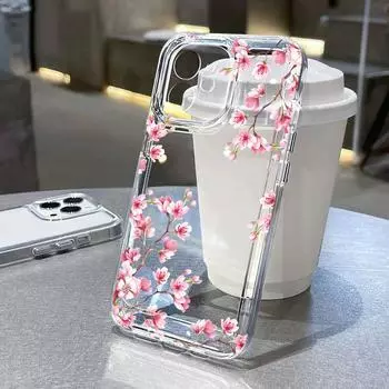 Чехол для телефона iPhone 11 13 12 14 15 16 XR XS Pro Max 7 8 Plus Samsung A55 A15 Redmi note 13 12 OPPO A18 A16 Vivo Y17S V27 Honor 9 10 Infinix 40 30 iPhone 11 чистый