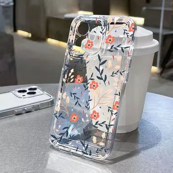 Чехол для телефона iPhone 11 13 12 14 15 16 XR XS Pro Max 7 8 Plus Samsung A55 A15 Redmi note 13 12 OPPO A18 A16 Vivo Y17S V27 Honor 9 10 Infinix 40 30 iPhone 11 чистый