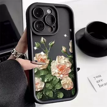 Чехол для телефона iPhone 11 13 12 14 15 16 Pro Max 7 8 Plus XR XS Max Samsung A55 S24 S23 A02S Redmi 9 13C 9A 10 A3 OPPO A15S A16 A17 A18 A38 A53 A54 A31 Xiaomi 11 Lite 4G кофейный