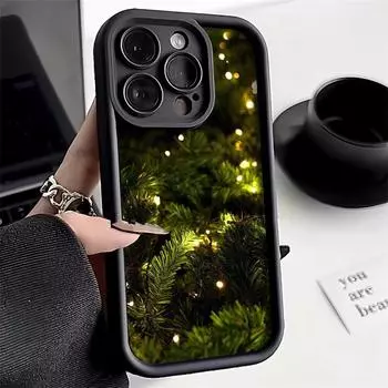 Чехол для телефона iPhone 11 13 12 14 15 16 Pro Max 7 8 Plus XR XS Max Samsung A55 S24 S23 A02S Redmi 9 13C 9A 10 A3 OPPO A15S A16 A17 A18 A38 A53 A54 A31 SamSung M40S чёрный