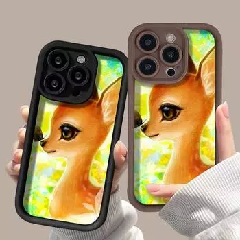 Чехол для телефона iPhone 11 13 16 Pro Max iPhone 14 15 Pro Max 12 13 Pro Max 16 Plus 7 8 Plus 13 Pro 14 Pro Samsung S24 FE A55 A05S A54 A06 S22 A15 S23 OPPO A60 4G чёрный