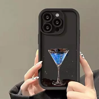 Чехол для телефона iPhone 11 13 16 Pro Max iPhone 14 15 Pro Max 12 13 Pro Max 16 Plus 7 8 Plus 13 Pro 14 Pro Samsung S24 FE A55 A05S A54 A06 S22 A15 S23 OPPO A60 4G чёрный