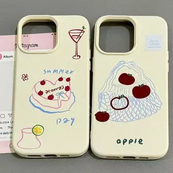 Чехол для телефона iPhone 16 15 14 13 12 11 Pro Max iPhone 11 13 16 15 14 12 Минималистичный окрашенный чехол iPhone 11 белый