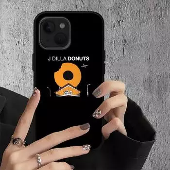Чехол для телефона J Dilla Rapper Donuts для iPhone 11 12 Mini 13 14 Pro XS Max X 8 7 Plus SE XR Shell iPhone14ProMax
