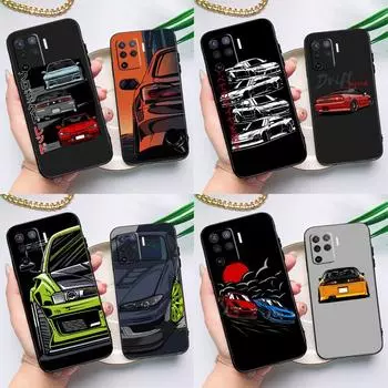 Чехол для телефона JDM Drift Car S13 S14 S15 для OPPO A15 A16 A5S A5 A9 A31 A53 A53S A52 A72 A83 A91 A93 A54 A74 A94 OPPO A94 4G