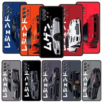 Чехол для телефона JDM Tokyo Drift Sports Car для Samsung A13 A51 A71 A41 A31 A21S A11 A01 A03S A12 A32 A52 A22 A23 A33 A53 A73 5G Samsung A11