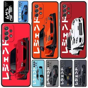 Чехол для телефона JDM Tokyo Drift Sports Car для Samsung Galaxy A51 A71 A21S A12 A11 A31 A52 A41 A32 A23 A33 A53 A73 A03S A13 5G Samsung A71