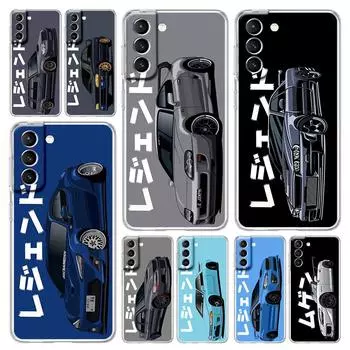 Чехол для телефона JDM Tokyo Drift Sports Car для Samsung Galaxy S22 S21 S20 FE Ultra 5G S10 S10E S9 S8 Plus Note 10 20, мягкий прозрачный чехол Note 20 Ultra