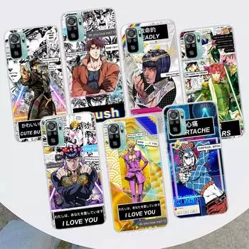 Чехол для телефона JoJo s Bizarre Adventure Art для Xiaomi Redmi 10 10C 10A 9T 9C 9A 9 Prime 8 8A 7 7A 6 6A K20 K30 K40 Pro S2 Fundas Co Redmi 10