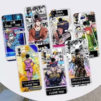 Чехол для телефона JoJo s Bizarre Adventure Art для Huawei Y5 Y6 Y7 Y9S P Smart Z 2021 2019 Honor 10 Lite 9 20 9X 8S 8X 8A Pro 20i Huawei Y5 2019