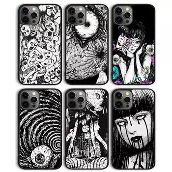 Чехол для телефона Junji Ito Horror Manga для iPhone 11 12 13 14 Pro Max, мини-чехол для iPhone X XS Max XR 5 6 7 8 Plus Coque iPhone 6plus