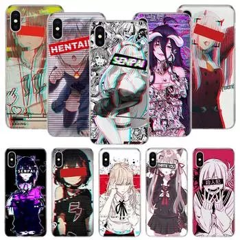 Чехол для телефона LEWD Sad Girl с японским аниме для iPhone 11 12 13 Pro XS XR X Max 7 8 6 6S Plus Mini + 5 SE с рисунком, индивидуальный чехол C iPhone 11