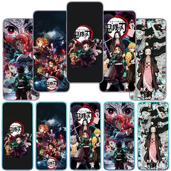 Чехол для телефона Motorola Moto Edge 40 30 neo G54 G24 G84 iPhone 15 14 Xiaomi Redmi Note 13 12 11 Pro Samsung Galaxy Kamado Tanjirou Nezuko Demon Slayer for Moto G8 Power ceil