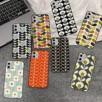 Чехол для телефона Orla Kiely Folio с несколькими стеблями для Iphone 11 12 13 Mini Pro Xs Max 8 7 6 6s Plus X 5S Se 2020 Xr For iphone 6 6s