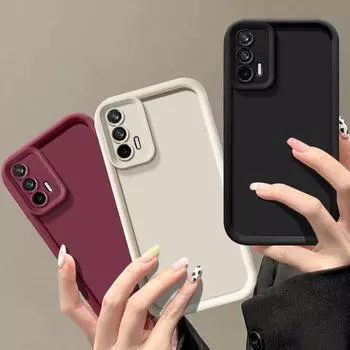 Чехол для телефона Realme GT Neo Чехол Realme GT Neo 2T для защиты от падений Мягкий силиконовый чехол For Realme GT
