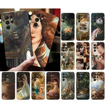 Чехол для телефона Renaissance art Painting для S24 S23 S22 S21 S20 Ultra S20 S22 S21 S23 S20 FE S24 Plus S24Plus