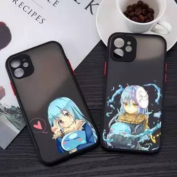 Чехол для телефона Rimuru Tempest с аниме, матовый прозрачный для iphone 7 8 11 12 13 plus mini x xs xr pro max, чехол iPhone12
