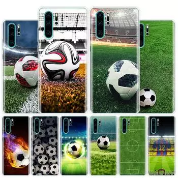 Чехол для телефона с дизайном футбольного мяча для Huawei Y5 Y6 Y7 Y9S P Smart Z 2019 Honor 10 Lite 9 20 9X 8S 8X 8A Pro 7A 7X Huawei Y5 2019