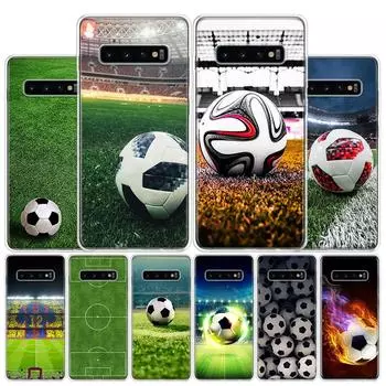 Чехол для телефона с дизайном футбольного мяча для Samsung Galaxy A51 A71 A50 A70 A40 A30 A20E A10 A41 A31 A21S A11 A01 A6 A8 + A7 Samsung A51 4G