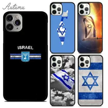 Чехол для телефона с флагом Израиля на палец для iPhone 11, 12, 13, 14 Pro Max mini XR XS SE 2020, 7, 8 Plus, Samsung Galaxy S21 S22, чехол iPhone 6plus