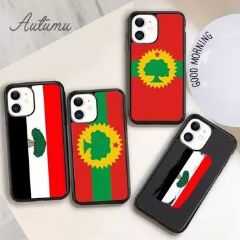 Чехол для телефона с флагом Сомали Оромо Оромия для iPhone 11 12 13 14 Pro Max mini X XR XS SE 2020 5 6S 7 8 Plus iPhone 6plus