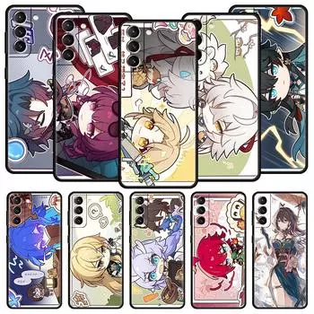Чехол для телефона с изображением аниме Honkai Star Rail для Samsung Galaxy S24 S23 S22 S20 Ultra S21 FE 5G S10 S9 Plus S10E, мягкий силиконовый чехол Samsung S23 FE
