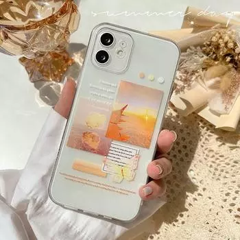 Чехол для телефона с изображением бабочки Ins Plane для Iphone X Xr Xs Max 11 12 Mini 13 Pro Max 7 8 Plus, мягкий силиконовый чехол с милым мультяшным рисунком, капа for iphone 12promax
