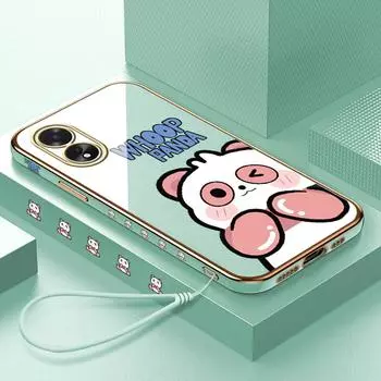 Чехол для телефона с милым рисунком панды для iPhone 11 13 15 Samsung Galaxy A52 Xiaomi Redmi 12C Note 10 Pro Oneplus, мягкие чехлы для смартфонов iPhone 11 Pro Max ярко-зеленый
