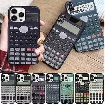 Чехол для телефона с необычным калькулятором в стиле ретро для iphone 14pro 11pro 12 13pro max 5S 6s xs 7 8plus SE xr 12mini Coque, чехлы Iphone 5 5S