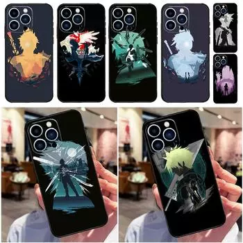 Чехол для телефона с плакатом Final Fantasy для iPhone 14 13 12 11 Pro X XR XS Max SE 2020 7 8 Plus, мягкий чехол из ТПУ iPhone 14Pro MAX