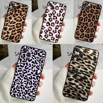 Чехол для телефона с принтом африканского леопарда для iPhone 16 15 14 12 11 13 Pro Max 7 8 Plus X XR XS Max 13 12 Mini Cover iPhone 16
