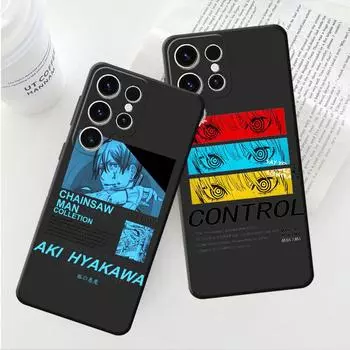 Чехол для телефона с рисунком аниме «Человек бензопилы» для Samsung Galaxy S10e S23 Ultra 5g S20 Fe S21 S8 S7 S22 Plus S10 S9, силиконовый чехол Samsung S23 5G